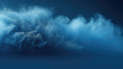 background dust blue particles illustration magic effect, abstract glitter, texture bokeh background dust blue particles