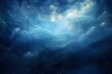 Obraz na płótnie Canvas Stars on a Dark Blue Night Sky