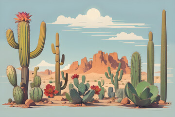 Survivors of the Arid The Resilience of Desert Cacti