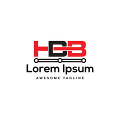 HBB letter creative logo design icon
