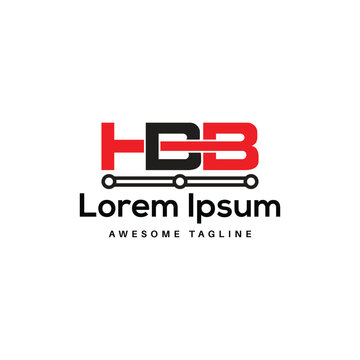 HBB letter creative logo design icon