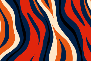 Batik stripe pattern, wallpaper, background, hand-drawn cartoon Illustrations in minimalist vector style