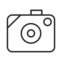 photo camera icon vector