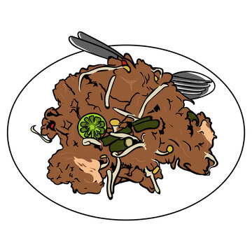 Bali food tipat cantok