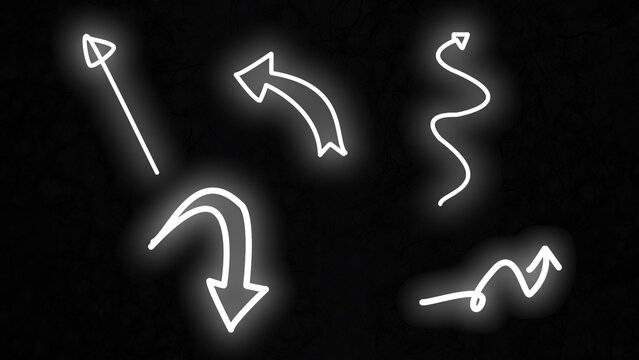 Neon Animated Scribbles