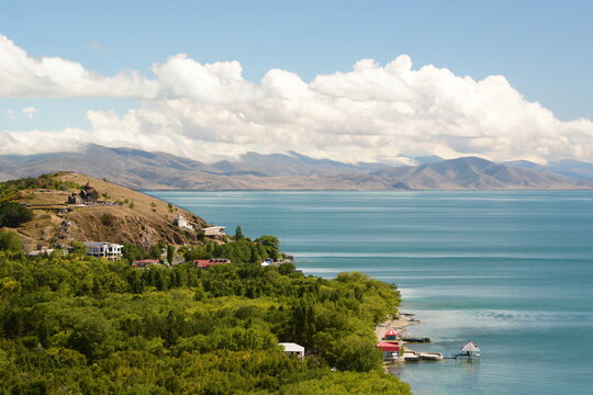 Sevanavank monastery on Sevan peninsula. Lake Sevan. Gegharkunik province. Armenia