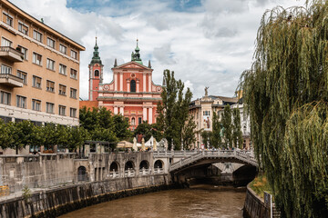 Ljubljana Slovenia old town