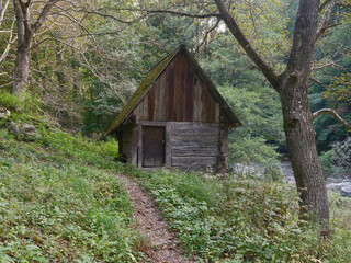 Old traditional functional working mill in Cernei Mountains, Romania, Europe © Rechitan Sorin