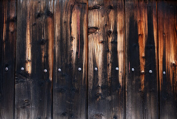 Old Wood Texture. Old Wooden Wall Background. Old Tarved Boards. Grunge Details. 