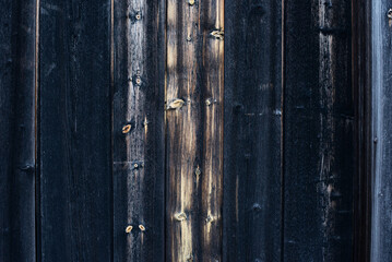 Old Wood Background. Wooden Texture. Tarved Black Wood. Grunge Details. 