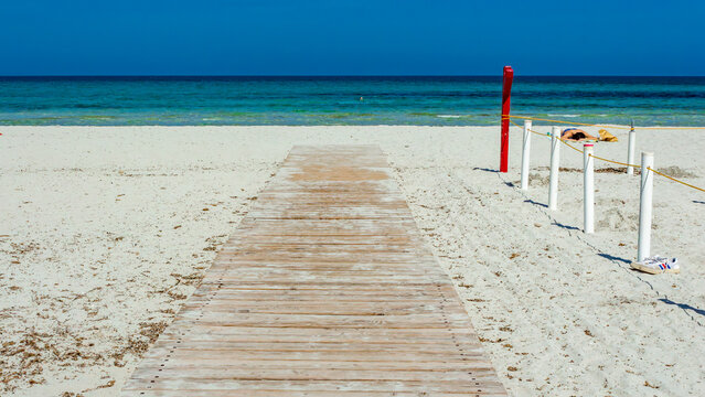La Cinta beach with beautiful water. San Theodoro in Sardinia, Italy