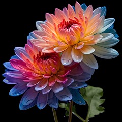very beautiful colorful flowers