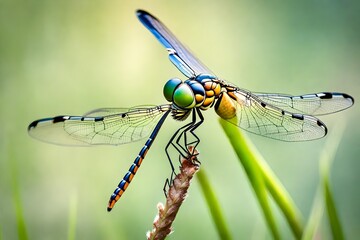 dragonfly on a branch
 4k HD quality photo.