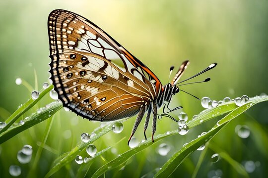 butterfly on a flower 4k HD quality photo. 