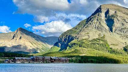 mountain resort on the lake
