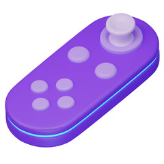 Virtual reality 3d render icon illustration