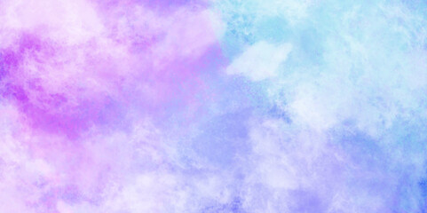 Colorful Watercolor background. Blue and Purple Background. 