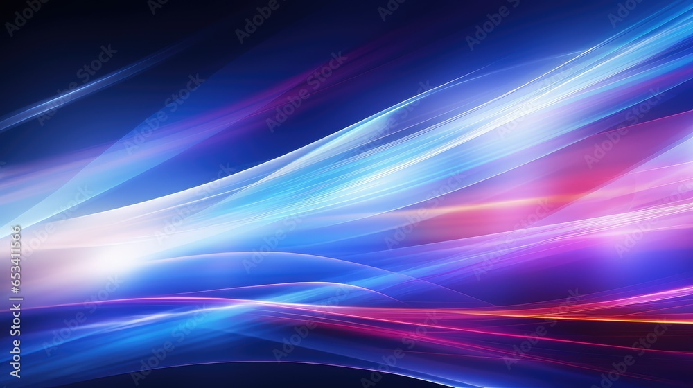 Sticker movement light motion trails illustration abstract line, blue blur, night bright movement light motion trails