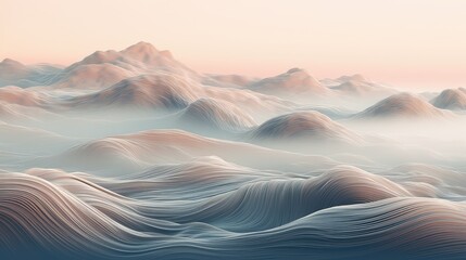3d wireframe landscape topographic illustration abstract mountain, grid topography, earth surface 3d wireframe landscape topographic - obrazy, fototapety, plakaty