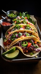 Tacos - Flavorful, Spicy, Versatile, Perfect for Any Occasion.