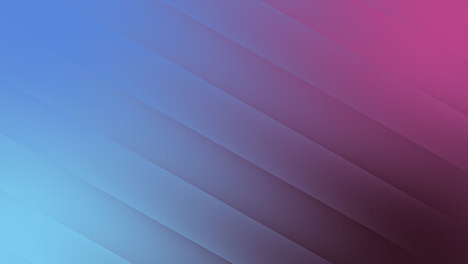 Obraz premium Animation of the movement of lines on a blue-pink background. Technology colorful lines wave animation. Abstract dark motion gradient light trails futuristic motion background. 4K art glowing stripes