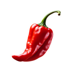 red hot chili pepper isolated - obrazy, fototapety, plakaty
