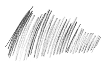 Hatching grunge graphite pencil background and texture isolated on white, clipping path 