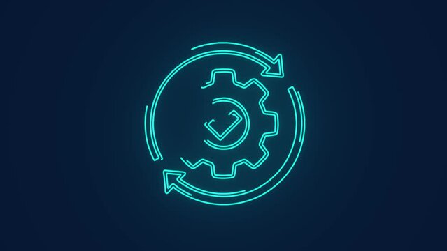 Work in progress mechanism gear animation