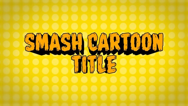 Smash This Ball Background Cartoon Title Intro Template