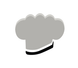 Chef hat logo cooker head wear vector PNG design