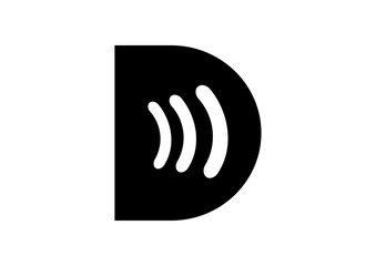 D logo, abstract logo