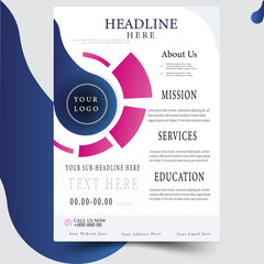 design template,Creative and Advanced Corporate Flyer Design, Flyer template Layout Design, Corporate business flyer template Design, Digital business flyer templates, Modern Geometric shape used for 