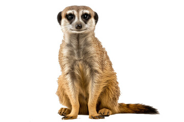 Transparent PNG of a Meerkat. Transparent Background PNG. Isolated PNG. Generative AI