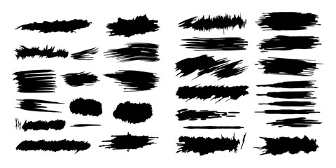 Transparent Background Showcasing Grunge Texture Scribbles Design Element in PNG, Vector Format. Includes Hand Drawn Vector Ink Brush Strokes and Black Paint Spot Set for Artistic Backgrounds