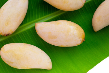 Ripe sweet yellow mango fruits