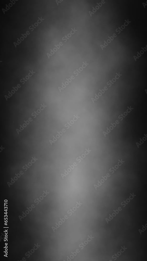 Poster black and white loop smoke vertical animation background.