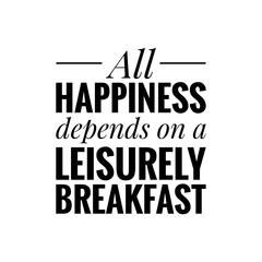 Breakfast Quote Illustration
