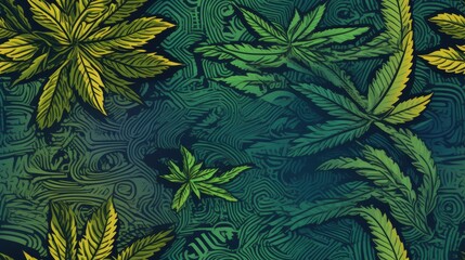 Fototapeta na wymiar banner of Therapeutic cannabis Cannabis and epilepsy