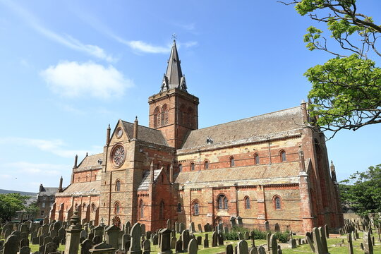 St Magnus Cathedral.  St Magnus Cathedral in Kirkwall on the Scottish island of Orkney.  The cathedral was founded in 1137 and is the only complete medieval cathedral in Scotland.