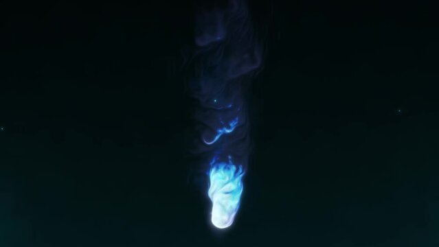 Blue Magic Flame