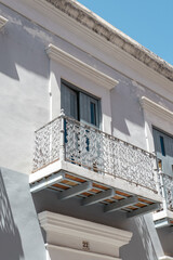 beautiful white building balcony from puerto rico san juan el morro