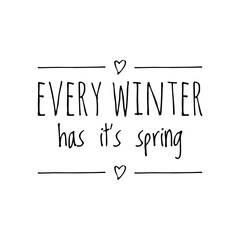 ''Spring'' Quote Illustration