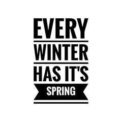 Fototapeta premium ''Spring'' Quote Illustration