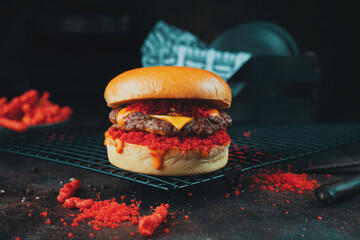 sandwich with cheese  burger