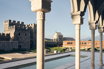 Akhaltsikhe (Rabati) Castle, medieval fortress built in the 9th century. Located in Akhaltsikhe...