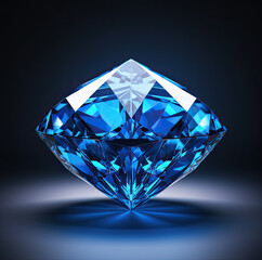 diamond on black background