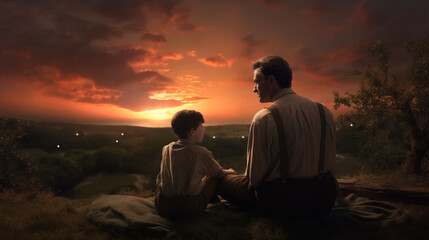 Family Insights: Imaginative Explorations
Relation Between Father Son Mother and Robot