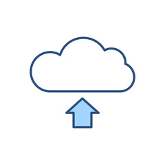 Cloud Storage related vector icon. Isolated on white background. Vector illustration