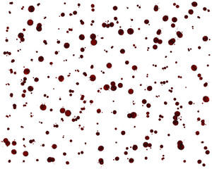 Realistic blood splatter for halloween.