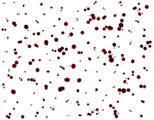 Realistic blood splatter for halloween.